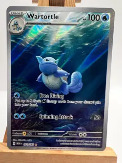 Pokemon TCG - S&V 151 - 171/165 Wartortle - Illustration Rare - NM/M - Image 1