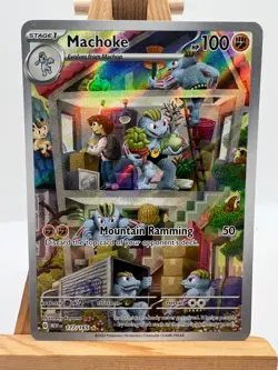 Pokemon TCG - S&V 151 - 177/165 Machoke - Illustration Rare - NM/M - Image 1