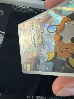 Pokemon Raichu 211/193 Sv02: Paldea Evolved Illustration Rare Full Art Holo DMG - Image 4