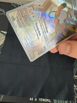 Pokemon Raichu 211/193 Sv02: Paldea Evolved Illustration Rare Full Art Holo DMG - Image 5