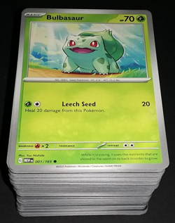 POKEMON 151 NEAR COMPLETE BASE SET + 99 REVERSE HOLOS + SNORLAX PROMO & MORE - Image 3
