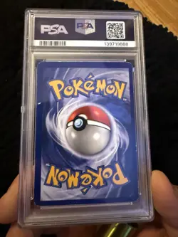 DRAGONITE 1999 POKEMON FOSSIL 1ST EDITION HOLO RARE 4/62 PSA 4 - Image 2