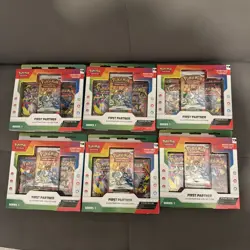 Pokemon TCG: 6x First Partner Illustration Collection - READ DESCRIPTION - Image 1