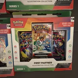 Pokemon TCG: 6x First Partner Illustration Collection - READ DESCRIPTION - Image 3
