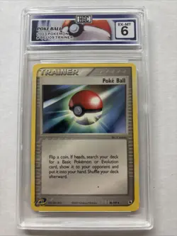 2003 Pokemon Poke Ball Trainer #86 HGC 6 (sb1) - Image 1