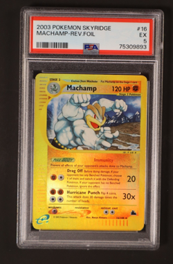 Pokemon TCG - Machamp - 16/144 - Rare - Reverse Holo - Skyridge -PSA 5 - Image 4