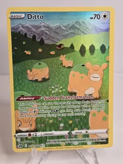 Ditto GG22/GG70 Holo Crown Zenith Galarian Gallery Pokemon NM - Image 1