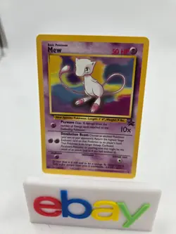 1999 Pokemon Wizards Black Star Promos Mew #8 NM - Image 1