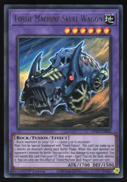 Fossil Machine Skull Wagon - GFP2-EN020 - Ultra Rare - 1st Edition Yugioh - Image 1