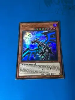 YUGIOH Ultra Rare Chaos Dragon Levianeer DUOV-EN058 1st Edition - Image 1