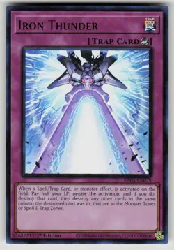 Iron Thunder (Ultra Rare) Rarity Collection 5 RA05-EN079 NM Yu-Gi-Oh - Image 1