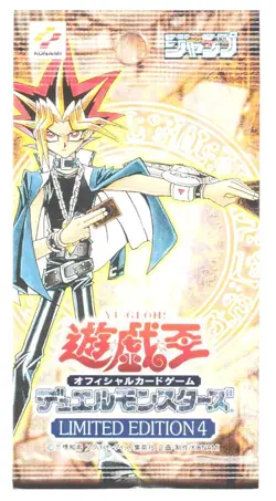 Yugioh Japanese Limited Edition 4 Yami Yugi Pack Sealed - Image 1