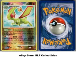 2007 Pokemon, D&P Secret Wonders, #5/132 Flygon, Reverse Holo Rare - Image 1