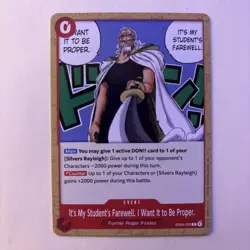 Its My Student's Farewell. I Want It to Be Proper. EB04-009 One Piece NM - Image 1