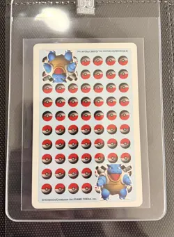 1998 POKEMON STADIUM BLUE VERSION PLAYING CARDS KING OF CLUBS GENGAR NM 🔥 - Image 2