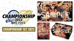 ONE PIECE CARD GAME CHAMPIONSHIP SET 2023 ACE/SABO/LUFFY NEW/SEALED JAPAN - Image 1