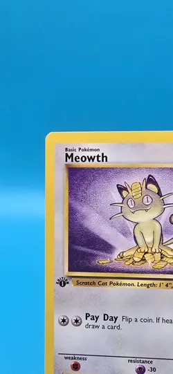 EX - Meowth - 56/64 - 1st Edition - Jungle - Pokemon Card - Image 2