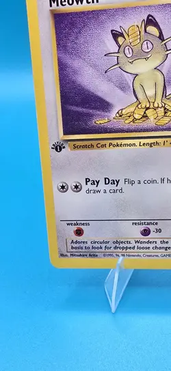 EX - Meowth - 56/64 - 1st Edition - Jungle - Pokemon Card - Image 5