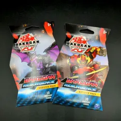 Bakugan Cards Battle Brawlers Planet Resurgence Booster Pack - Lot of 2 778988163573 - Image 1