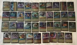 Lorcana Winterspell Lot of 72 Foil Cards - Commons Uncommons Rares Super Rares - Image 1