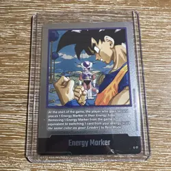 Energy Marker E-77 Silver Manga Booster 2 Dragon Ball Fusion Goku Card Tcg - Image 1