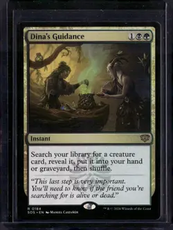 Dina's Guidance - 184 - SOS - NM - MTG Magic the Gathering - Image 1