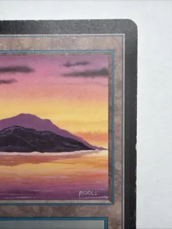 Island #291 Beta Edition Signed by Mark Poole MP MTG Magic The Gathering 1993 - Image 4