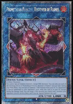Promethean Princess, Bestower of Flames (Platinum Secret Rare) RA03-EN050 Yugioh - Image 1