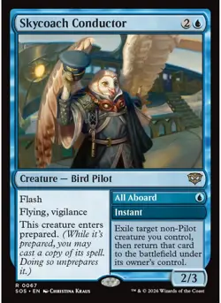 Skycoach Conductor (Foil) 67 MTG NM - Secrets of Strixhaven - Image 1