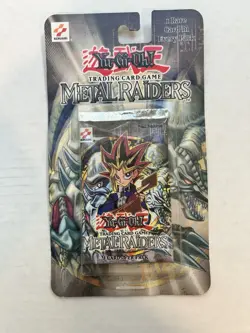 Yugioh Metal Raiders 1ST Edition Blister Booster Pack (2002) Factory Sealed 53334271042 - Image 1