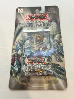 Yugioh Metal Raiders 1ST Edition Blister Booster Pack (2002) Factory Sealed 53334271042 - Image 2