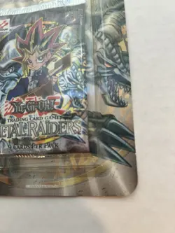 Yugioh Metal Raiders 1ST Edition Blister Booster Pack (2002) Factory Sealed 53334271042 - Image 3
