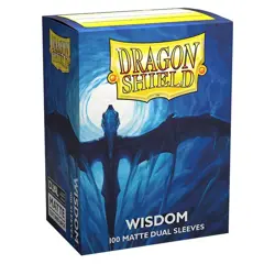Dragon Shield Sleeves: Standard Matte Dual - Wisdom 100CT - Image 1