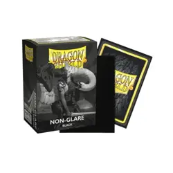 Dragon Shield Sleeves: Standard Non-Glare Matte - Black 100CT - Image 1