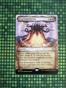 MTG Soul Immolation #0321 Showcase Mythic Lorwyn Eclipsed (ECL) - Image 1