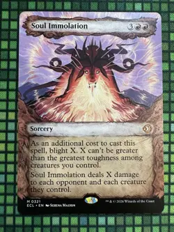 MTG Soul Immolation #0321 Showcase Mythic Lorwyn Eclipsed (ECL) - Image 2