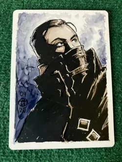 MTG Morbid Opportunist ARTIST PROOF SKETCHED Tyler Walpole - Image 1