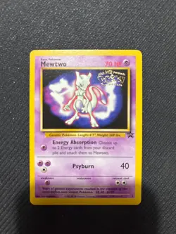 Pokemon TCG Mewtwo 3 Black Star Promo The First Movie NM - Image 1
