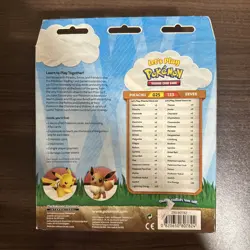 Let's Play Pokemon Pikachu and Eevee Collectible Box W/ 2 Decks Factory Sealed 820650807824 - Image 2