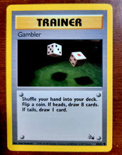 GAMBLER Fossil Series POKEMON Non-Holo 1st Edition 1999 Trading Card 60/62 - Image 1