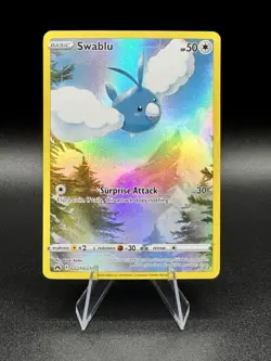 Swablu GG27/GG70 Holo Crown Zenith Galarian Gallery Pokemon NM - Image 1