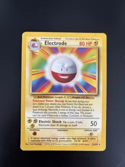 Electrode - 21/102 Base Set - Pokemon TCG - 1999 MP - Image 1