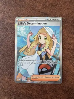 Pokemon TCG Lillie's Determination Trainer Full Art Ultra Rare Holo 169/132 - Image 1