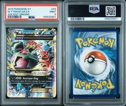 PSA 9 M Tyranitar EX 43/98 XY Ancient Origins 2015 Pokemon - Image 3