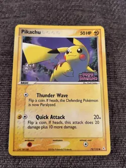 Pikachu 78/110 EX Holon Phantoms Reverse Holo Stamped Pokemon TCG Vintage - Image 1