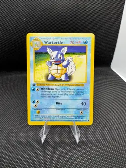Pokemon Wartortle 042/102 Base Set (Shadowless First Edition) - Image 1