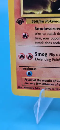 Pokemon 1st Edition Fossil Magmar 39/62 - Image 5