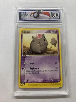 2003 Pokemon Spoink #74 HGC 8.5 (sb1) - Image 1