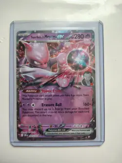 Pokemon TCG Team Rockets Mewtwo EX 81/162 Destined Rivals - Image 1