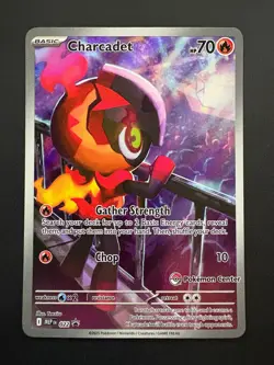 Charcadet 022 Pokemon Center Exclusive Phantasmal Flames Promo Holo Near Mint NM - Image 1